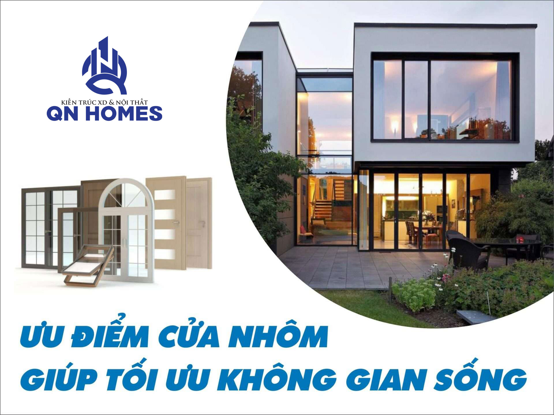 Xưởng sản xuất nhôm kính - cơ khí Quảng Ngãi » QN Homes nhà đẹp Quảng Ngãi Ưu điểm khi chọn nhôm kính Quảng Ngãi