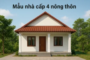 Mẫu nhà cấp 4 nông thôn