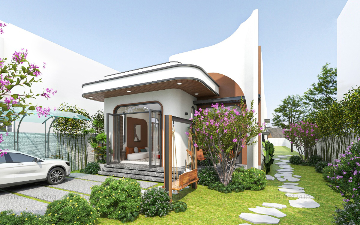 Mẫu Nhà Cấp 4 Nông Thôn » QN Homes nhà đẹp Quảng Ngãi Nhà cấp 4 sân vườn rộng