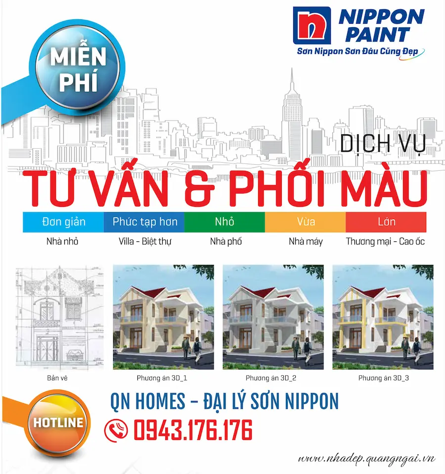 Phân phối sơn Nippon Quảng Ngãi