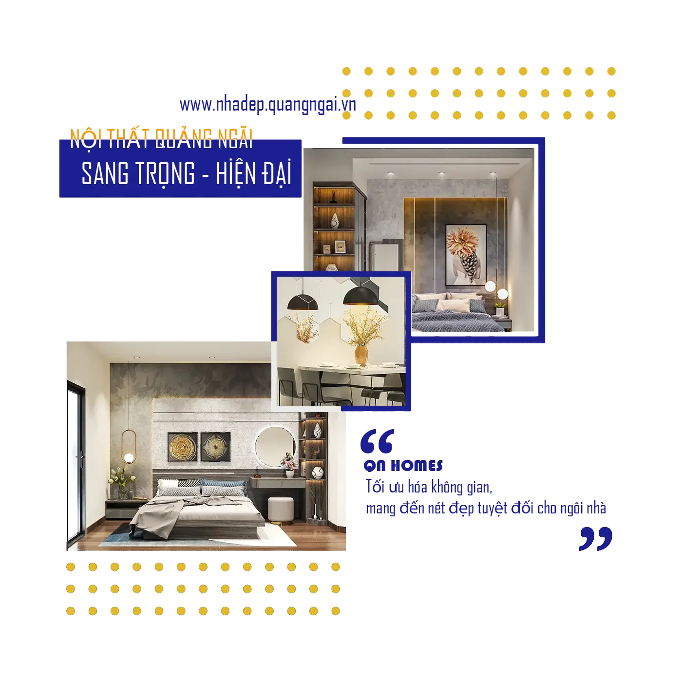 Thiết kế - Thi công nội thất Quảng Ngãi » QN Homes nhà đẹp Quảng Ngãi Thi công nội thất Quảng Ngãi